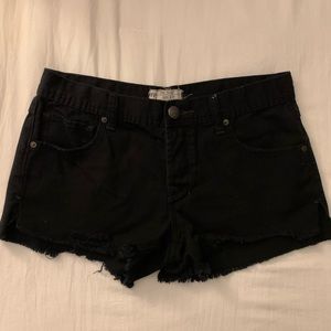 Free People Black Short